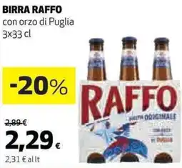 Ipercoop Birra RAFFO offerta
