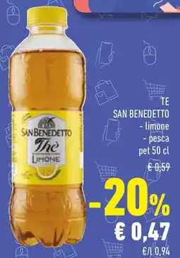 Conad TE SAN BENEDETTO limone pesca pet offerta