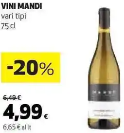 Ipercoop Vini mandi offerta