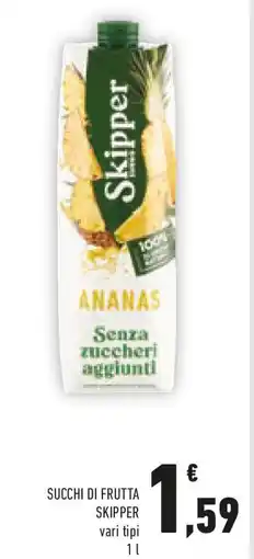 Conad Succhi di frutta SKIPPER vari tipi offerta