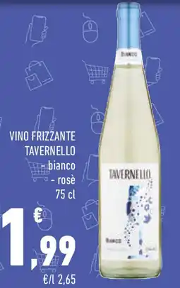 Conad Vino frizzante TAVERNELLO bianco rosè offerta