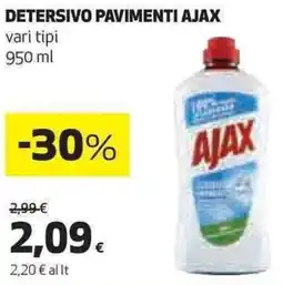 Ipercoop Detersivo pavimenti AJAX offerta