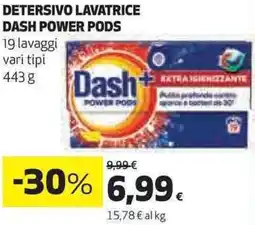 Ipercoop Detersivo lavatrice dash power pods offerta