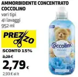 Ipercoop Ammorbidente concentrato COCCOLINO offerta