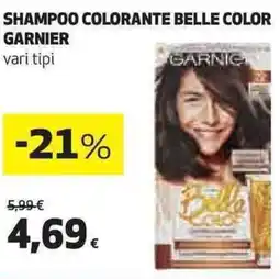 Ipercoop Shampoo colorante belle color GARNIER offerta