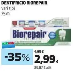 Ipercoop Dentifricio BIOREPAIR offerta