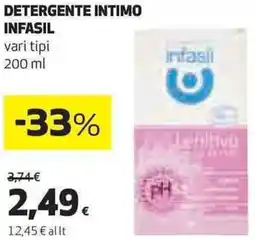 Ipercoop Detergente intimo INFASIL offerta