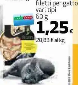 Ipercoop filetti per gatto vari tipi offerta