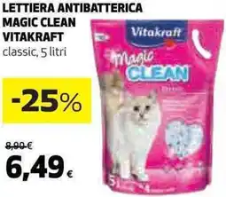 Ipercoop Lettiera antibatterica magic clean VITAKRAFT offerta