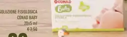 Conad Soluzione fisiologica CONAD BABY offerta