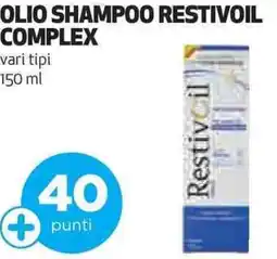 Ipercoop Olio shampoo restivoil complex offerta