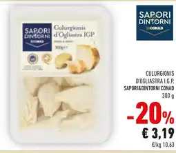 Conad Culurgionis d'ogliastra i.g.p. SAPORI & DINTORNI CONAD offerta