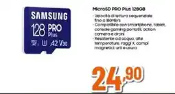 Expert Samsung MicroSD PRO Plus 128GB offerta