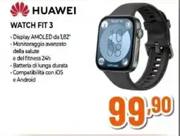 Expert Huawei watch fit 3 offerta