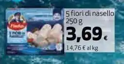 Ipercoop Findus 5 fiori di nasello offerta