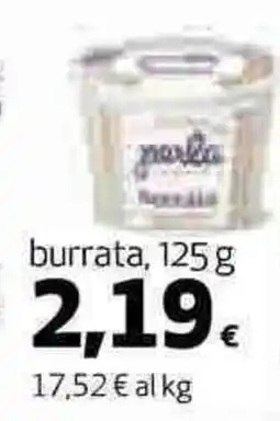 Ipercoop perla burrata offerta
