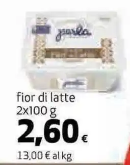 Ipercoop perla fior di latte offerta