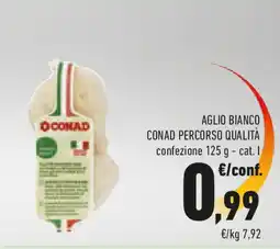 Conad Aglio bianco CONAD PERCORSO QUALITÀ confezione - cat. I offerta
