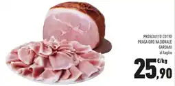 Conad Prosciutto cotto praga oro nazionale GARDANI al taglio offerta