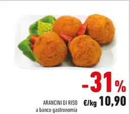 Conad ARANCINI DI RISO a banco gastronomia offerta