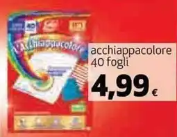 Ipercoop acchiappacolore 40 fogli offerta