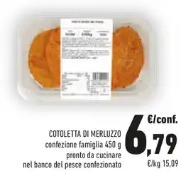 Conad Cotoletta di merluzzo offerta