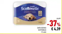 Conad Carta igienica SCOTTONELLE 12 rotoli offerta