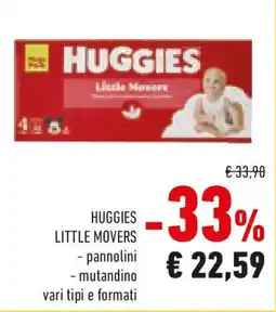 Conad HUGGIES Little movers offerta