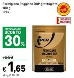 Iper La Grande Parmigiano Reggiano DOP grattugiato IPER offerta
