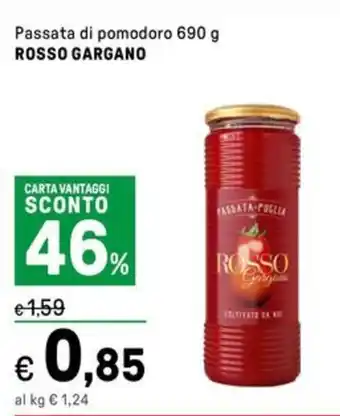 Iper La Grande Passata di pomodoro ROSSO GARGANO offerta
