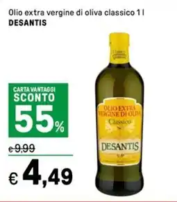 Iper La Grande Olio extra vergine di oliva classico DESANTIS offerta