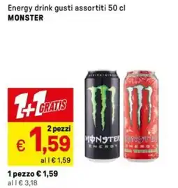 Iper La Grande Energy drink gusti assortiti MONSTER offerta