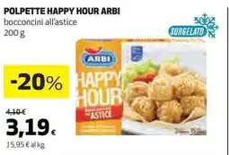 Ipercoop Polpette happy hour ARBI offerta