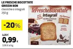 Ipercoop Le fresche biscottate GRISSIN BON offerta