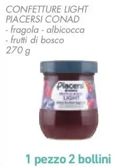 Conad Confetture light PIACERSI CONAD offerta