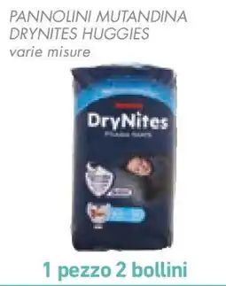 Conad Pannolini mutandina drynites HUGGIES offerta