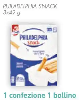 Conad Philadelphia snack offerta