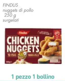 Conad FINDUS nuggets di pollo surgelati offerta