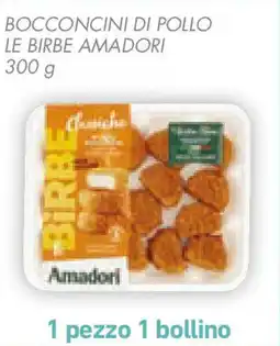 Conad Bocconcini di pollo le birbe AMADORI offerta