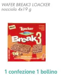 Conad Wafer break3 LOACKER offerta