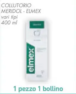 Conad Collutorio MERIDOL ELMEX vari tipi offerta
