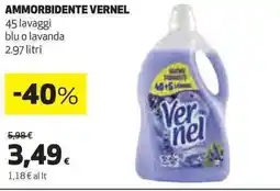 Ipercoop Ammorbidente VERNEL offerta