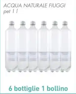 Conad Acqua naturale FIUGGI offerta