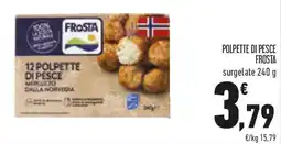 Conad Polpette di pesce FROSTA offerta