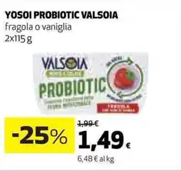 Ipercoop Yosoi probiotic VALSOIA offerta