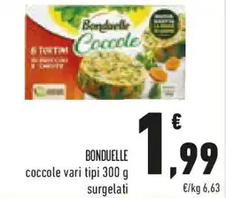 Conad BONDUELLE coccole vari tipi surgelati offerta