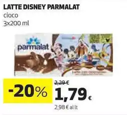 Ipercoop Latte disney PARMALAT offerta