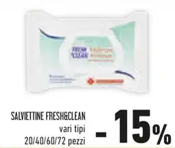 Conad Salviettine FRESH&CLEAN offerta