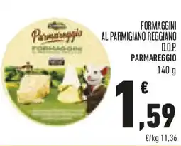 Conad Formaggini pal parmigiano reggiano d.o.p. parmareggio GRANTERRE offerta