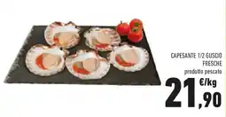 Conad Capesante 1/2 guscio fresche offerta